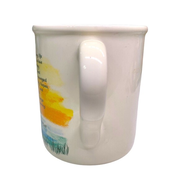 Greeting Mug “To Dad” Fathers Poem Edmund O’Neill GUC Blue Mountain Arts - Picture 3 of 9